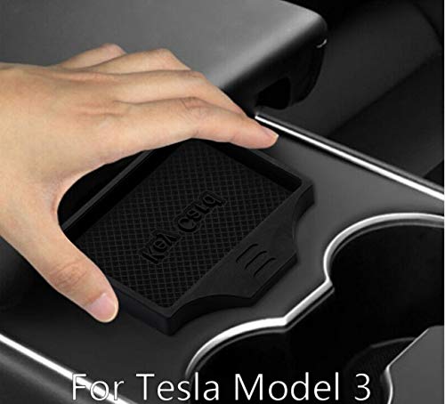 Tesla Model 3 and Model Y Rubber Silicone Key Card Center Console Holder - New