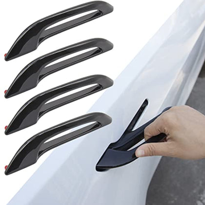 Easy to Open Add On Door Handles for Tesla Model 3 & Y (Bright Black-4 Piece Set)