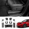 Seat Slide Rail Cover/Under Seat Rail Protector for 2020-2023 Tesla Model Y(9 Piece Set)