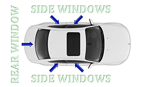 Precut Window Tinting Film Compatible with 2019 Jaguar I-Pace SUV with 35% Light Transmittance, All Side Windows and Rear Windshield Tint Film