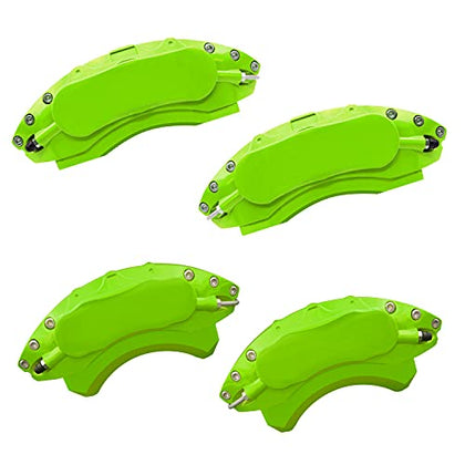Aluminum Caliper Covers Green Cover Fits Tesla Model 3 Long Range Version（set of 4）