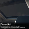 Black Sunroof Shade Cover Panoramic Window Sun Shade Net for Tesla Model S
