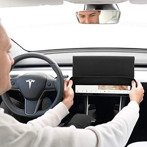 Tesla Model 3 & Model Y Screen Protection Cover- Black Screen Cover