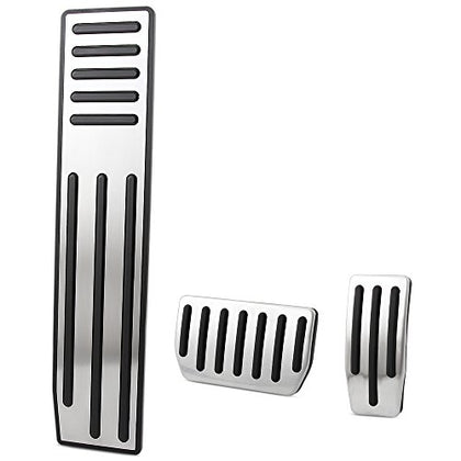 Stainless Steel NO DRILL Car Fuel Brake Foot Pedal for Tesla Model S and Model X