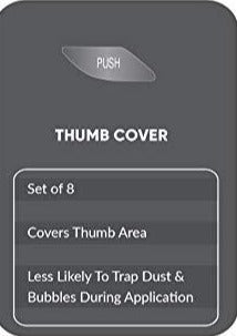 Tesla Model 3 & Model Y [Push] Door Handle Stickers (Thumb only Cover)