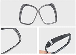 Carbon Fiber Mirror Rain Visor Cover Trim Exterior Accessories for Mustang Mach E