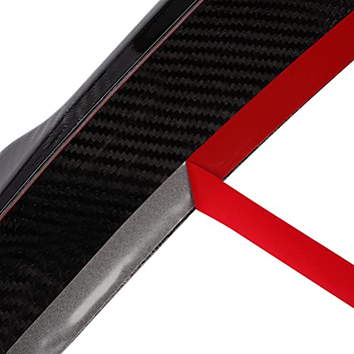 Rear Trunk Lip Spoiler Carbon Fiber Fits for 2014-2020 for Tesla Model S Rear Tail Lip Deck Boot Wing Glossy Black Spoiler