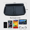 Anti-Slip Car Dash Grip Pad for Cell Phone, Keychains, Sun Glasses,Stand for Navigation Cell Phone (Black)