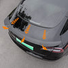 Fit Tesla Model 3 Spoiler Wing Sports Cars Rear Spoiler Car Styling Kits for Tesla Model 3 Accessories (Matte Carbon Fiber Pattern)
