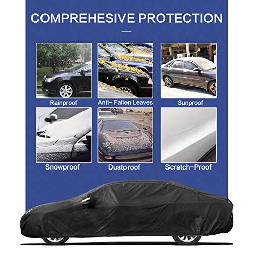 Thick Oxford Cloth Sun Protection Rain Cover Compatible with Tesla Model S