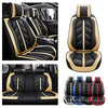 Front & Rear Seat Covers for Chevy Chevrolet Bolt EV EUV Car Seat Cover Luxury PU Leather Sporty Breathable Comfortable Beige×Black