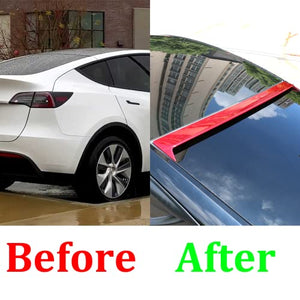 Tesla Model Y Roof Spoiler (Red)