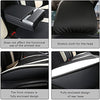 Front & Rear Seat Covers for Chevy Chevrolet Bolt EV EUV Car Seat Cover Luxury PU Leather Comfortable Stylish Black