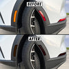 PreCut Vinyl Smoke Tint for 2021-2022 Ford Mustang Mach-E Sidemarkers & Reflectors (2. Sidemarkers & Reflectors, 20% Dark Smoke)