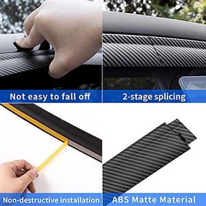 Tesla Model Y Rain/Wind Vent & Window Visors (Matte Carbon Fiber)