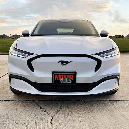 PreCut Vinyl Smoke Tint for 2021-2022 Ford Mustang Mach-E Headlight (2. Headlight Eyelid, 20% Dark Smoke)