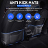 Kick Mat Back Seat Protector for Tesla Model 3, Model 3 Seat Back Leather Protector Cover Anti-Kick with Organizer Pockets, Pack of 2, Custom Fit