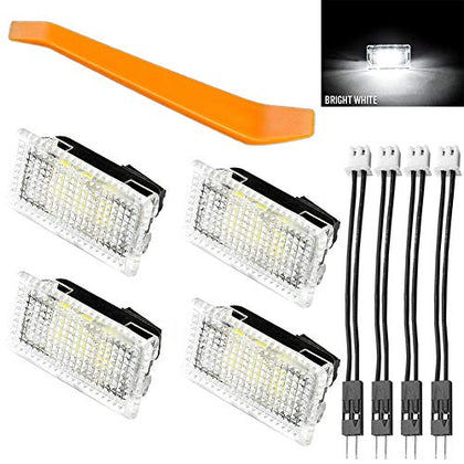 Tesla Interior LED Lights Ultra-bright Tesla Accessories Replacement Lights for Tesla Model 3 Model S Model X Model Y with Prying Tool (Internal Pure Lighting White)