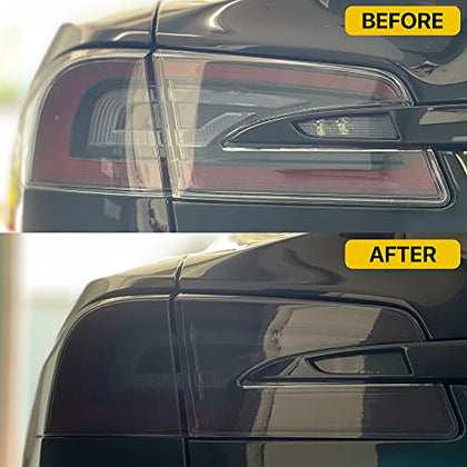 Tail Lights Tint for Tesla Model S (2015+ including Plaid & Long Range)
