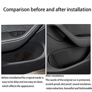 Door Side Storage Box for Tesla Model Y Door Side Pallets Car Interior Decoration Accessories Tesla Auto Accessory Set of 4 (Front+Back Door)