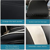 Front Seat Covers for Chevy Chevrolet Bolt EV EUV Car Seat Cover Luxury PU Leather Comfortable Stylish Black×Blue