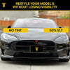 Headlights Tint for Tesla Model S (Made with XPEL Slate Smoke 50% VLT) 50% VLT - Made with XPEL Slate Smoke