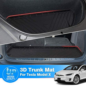 Front Trunk & Rear Trunk Black Cargo Liners for Tesla Model X (6 or 7 Seater)