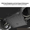Sound Dampening Front & Rear Axle Skid Plates for Tesla Model 3