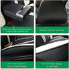 Front & Rear Seat Covers for Chevy Chevrolet Bolt EV EUV Car Seat Cover Luxury PU Leather Comfortable Stylish Black×Green