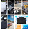 Car Cover Compatible with Volkswagen VW lD.3 ID.4 T-Cross T-ROC UP! All-Weather Protection Outdoor Car Cover Waterproof Windproof dust-Proof Anti-Snow (Color : Black, Size : ID.4)