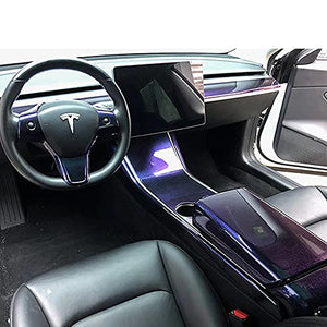 Starry Sky Chameleon Series Full Interior Trim Cover Set for 2017-2020 Tesla Model 3 & Y