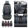 Front & Rear Seat Covers for Chevy Chevrolet Bolt EV EUV Car Seat Cover Luxury Leather Fashionable Comfortable Black×Blue