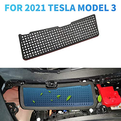 Compatible with 2021-2022 Model 3 Air Intake Grille Protection Cover ABS Plastic Air Flow Vent Intake Air Conditioning Grille Inlet Accessories