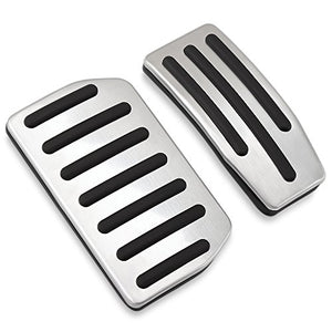 Stainless Steel No Drill Fuel Brake Foot Pedals for Tesla Model S and Model X