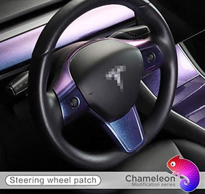 Steering Wheel Frame/Trim for 2017-2022 Tesla Model 3 & Y (Starry/Chameleon)