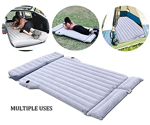 Tesla Air Mattress Camping Back Seat Car Air Bed Travel Inflatable Vehicle SUV Soft Flocking Portable for Camping Travel(with Air Pump) Model S/X/3/Y Gen 2