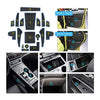 Door Slot Pad for 2020+ Hyundai Kona EV Cushion Non-Slip Gate Slot Pad Cup Mat Car Interior Automotive Decoration Fit Cup, Door, and Console Liner Accessories 18PCS/1Set (Blue)