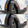 PreCut Vinyl Smoke Tint for 2021-2022 Ford Mustang Mach-E Sidemarkers & Reflectors (2. Sidemarkers & Reflectors, 35% Light Smoke)