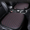 Car Interior Seat Cushion Cover for Jaguar E-PACE F-PACE I-PACE XE XF XFR XJ6 X-Type S-Type PU Leather Diamond Mats 3 Pack (Beige)