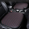Car Interior Seat Cushion Cover for Jaguar E-PACE F-PACE I-PACE XE XF XFR XJ6 X-Type S-Type PU Leather Diamond Mats 3 Pack (Black)