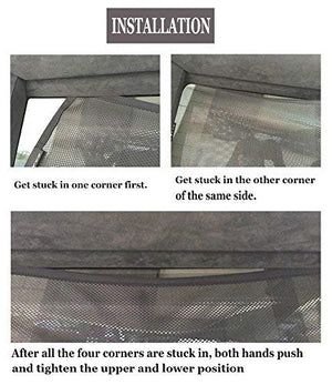 Falcon Wing Sunroof Sunshade, Skylight Blind Shading Net Sun Protection Curtain for Tesla Model X