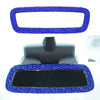 Bling Crystal Blue Rear View Mirror Cover for Tesla Model S, 3, X, & Y