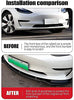 Front Bumper Lip Spoiler for 2017-2022 Tesla Model 3 (Glossy Carbon Fiber Pattern)