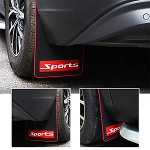 Car Mud Flaps Fit for Jaguar I-pace, PVC Soft Material Mud Guards with Splash, Scratch and Abrasion Resistance,4 Pcs （Without Reflective Strip）