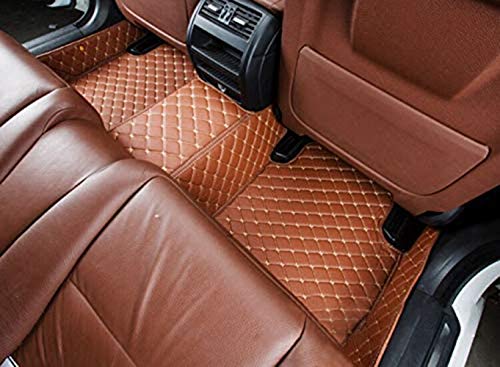 Customized Car Mats are Suitable for Volkswagen ID.4 CROZZ / 2021 Year Waterproof Lining Full Set of Environmentally Friendly Flooring (Black Red,ID.4 CROZZ / 2021 Year)