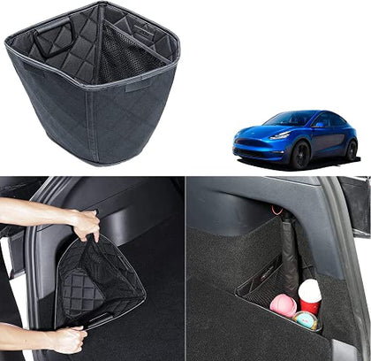 Storage Bins for Trunk Side Pockets of Tesla Model Y (2 Piece Set)