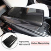 Center Console Cover Armrest Protector for Tesla Model 3 Mid-Console Armrest Box Pad Carbon Fiber Printing