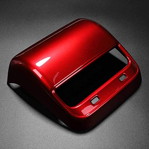 Tesla Model 3 Car Rear Console Center Air Conditioner Vent Outlet Frame Cover Trim Stickers Styling Glossy Red 2017-2019