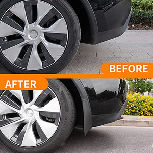 Tesla Model Y Mud Flaps/Splash Guards Set of 4 (Matte Carbon Fiber Pattern)