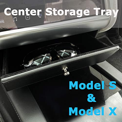 Tesla Model S & X Wooden Center Console Storage Drawer